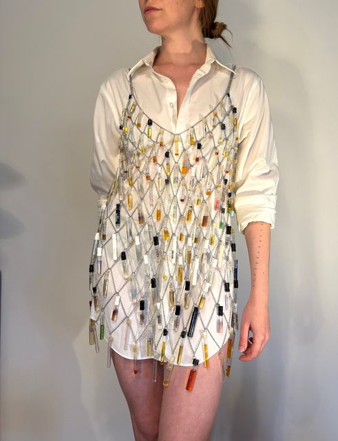 The perfume dress designed by Anne Wold