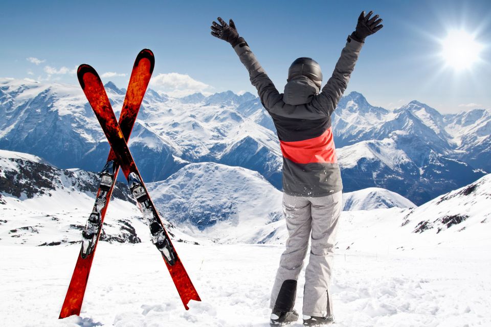 On top of the world: You don't have to be an expert skier to enjoy the many delights of the beautiful French mountains in winter