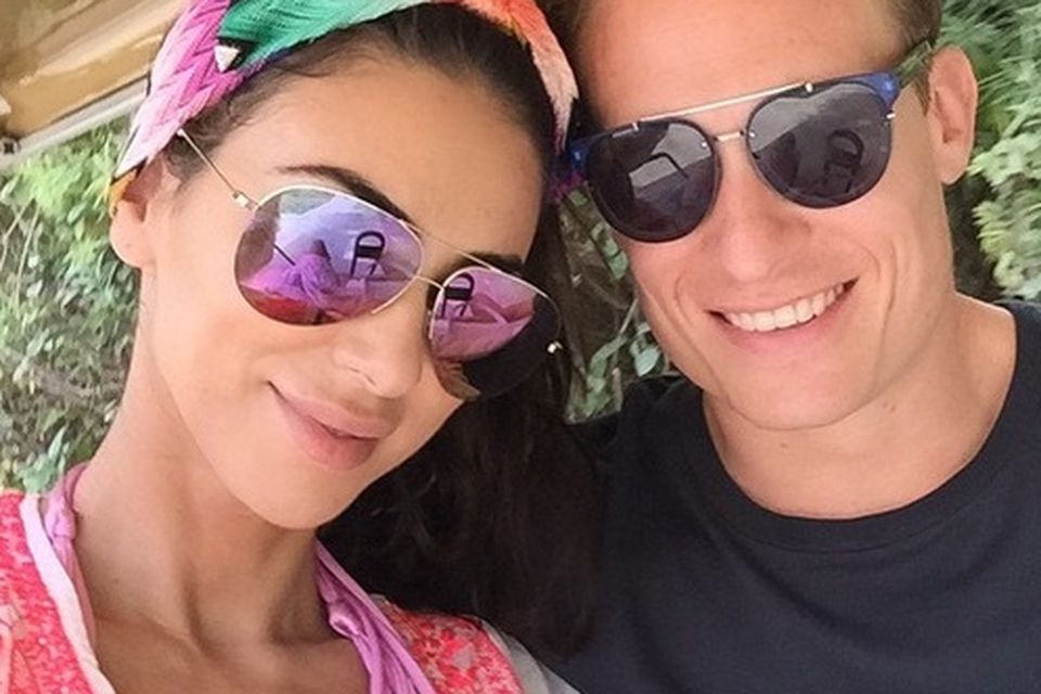 Georgia Salpa and fiance Joe Penna. Picture: Instagram