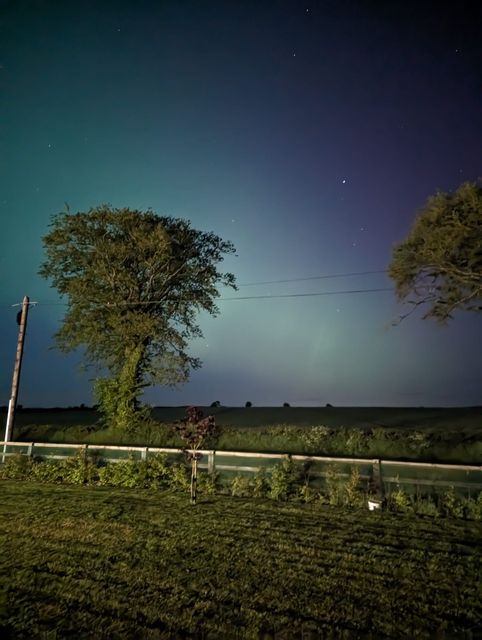 (Aurora boreal en Wexford).