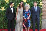 thumbnail: (L to R) Spanish bullfigther Cayetano Rivera,  model Eva Gonzalez, Duchess of Alba, Cayetana Fitz-James Stuart and  Alfonso Diez attend ELLE Awards 25th Anniversary at the Matadero cultural center on June 30, 2011 in Madrid, Spain.  (Photo by Carlos Alvarez/Getty Images)
