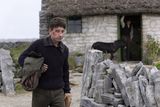 thumbnail: Barry Keoghan in The Banshees of Inisherin wearing a sweater by Delia Barry