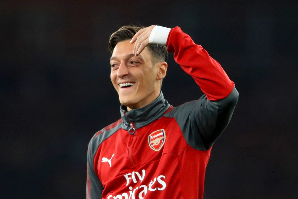 Midfielder Mesut Ozil has yet to sign a contract extension with Arsenal