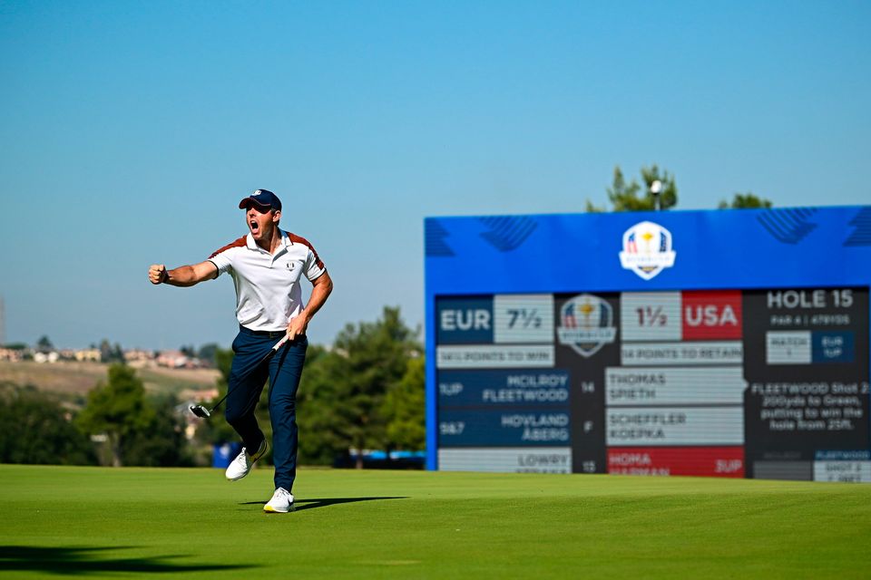Rory McIlroy delivered a strong Ryder Cup performance as Europe beat the USA in Rome last year, but it is almost 10 years since he won a Major. Photo: Ramsey Cardy/Sportsfile