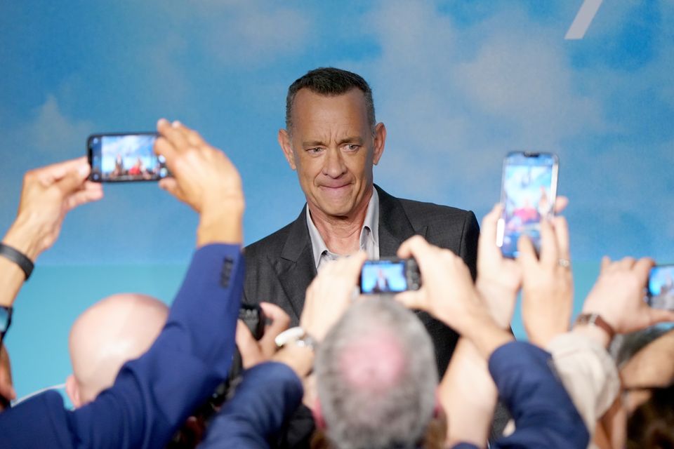 Brisk descriptions: Tom Hanks’ company is a pleasure in the pages of his new novel. Photo via Getty