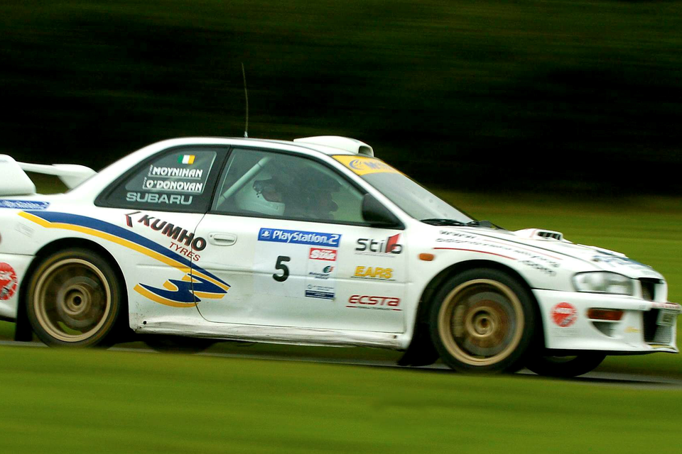 Ollie O'Donovan, Ireland, in action during the 2004 Playstation 2 Punchestown Rally Experience, Punchestown Race Course, Co. Kildare
