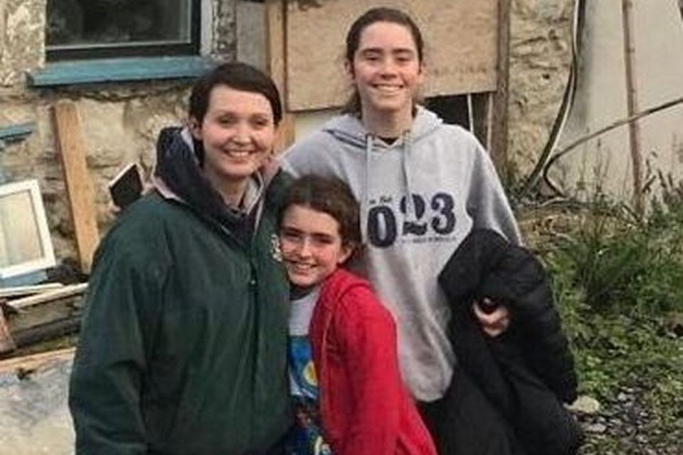 Una Carlin Bowden and her two daughters Ciara, 14 and Saoirse, 10, died when their car was in collision with a truck.