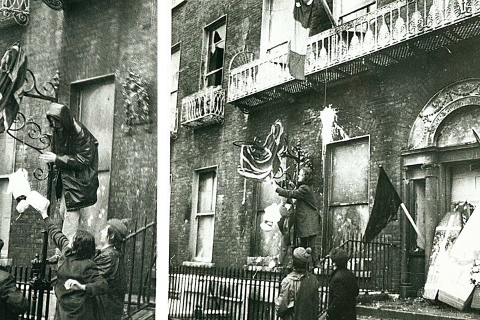 DUBLIN BURNING: The burning of the British Embassy in Dublin in February 1972 is referenced in Colm Tobin’s latest novel