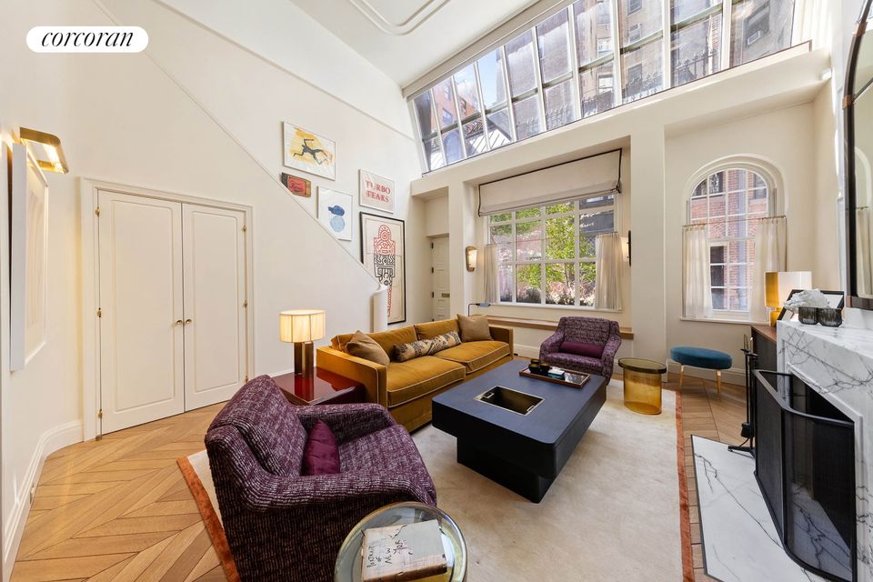 The bright and airy interior