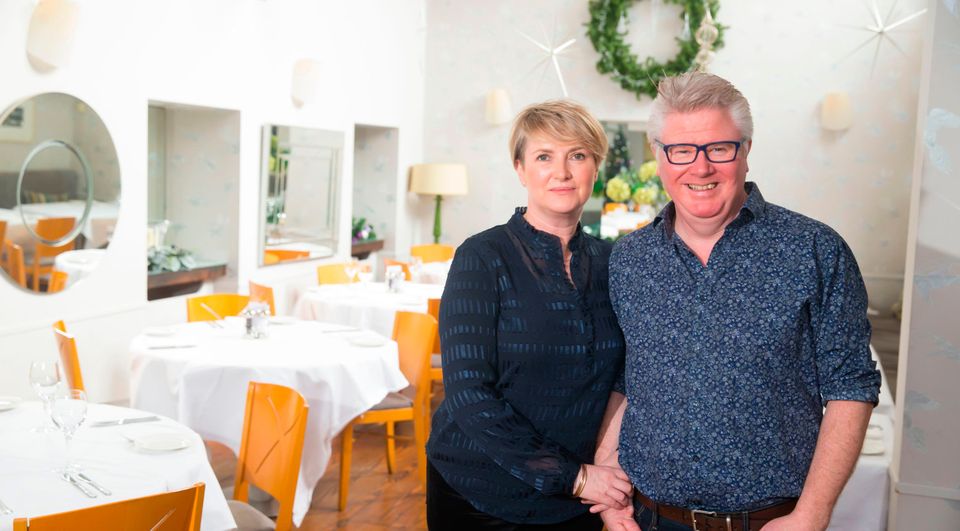 Chef Paul Flynn with his wife Máire from The Tannery, Dungarvan, Co. Waterford. Picture: Patrick Browne