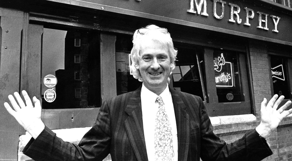 The late Paddy Mulligan, the gambling-mad owner of Scruffy Murphy's bar.