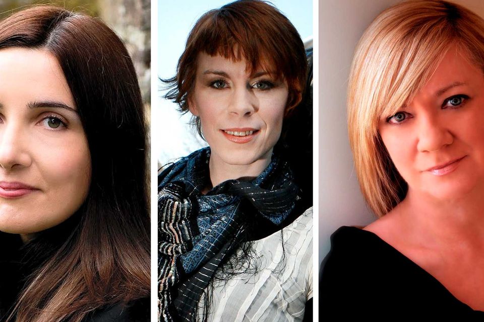 QUEENS OF IRISH CRIME WRITING: From left: Jane Casey, Tana French and Louise Phillips