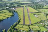 thumbnail: The Weston Airport Runway which lies across the border between Dublin and Kildare