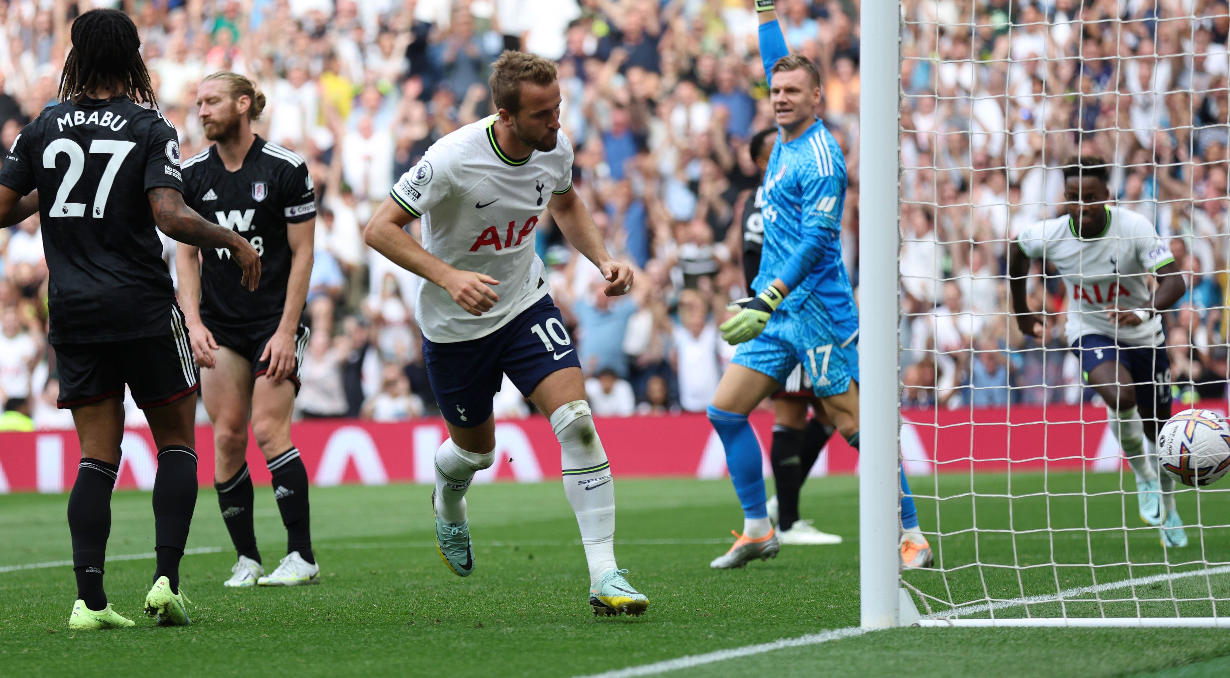 Tottenham 2-1 Fulham: Spurs rise to second place with Kane & Hojbjerg  scoring