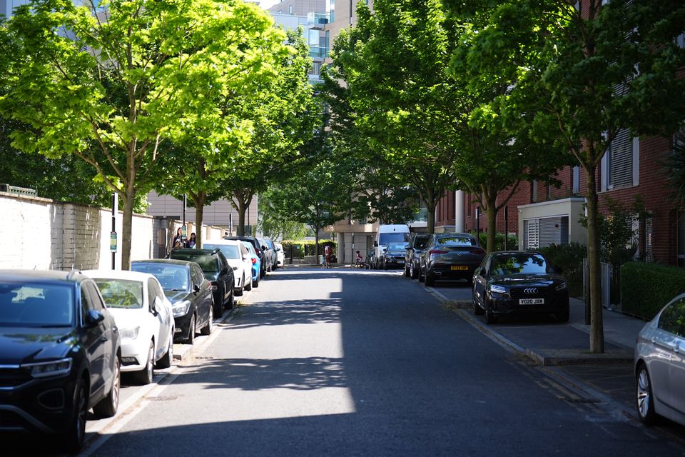 Goodchild Road in the Manor House area of north London where emergency services were called (James Manning/PA)