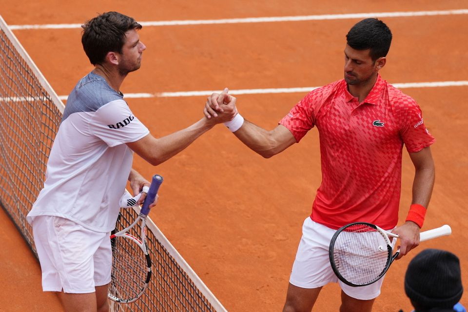 Novak Djokovic accuses Cameron Norrie of smashing ball at him in frosty  clash