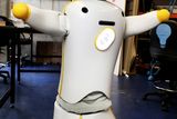 thumbnail: Stevie The Robot at the Robotics and Innovation Lab (RAIL) at TCD. Photo by Steve Humphreys