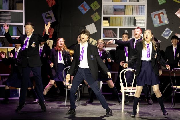 Two local New Ross secondary schools, CBS and Our Lady of Lourdes, joined forces to deliver a lively production of Matilda Jr. that wowed audiences at St. Michael’s Theatre last week.