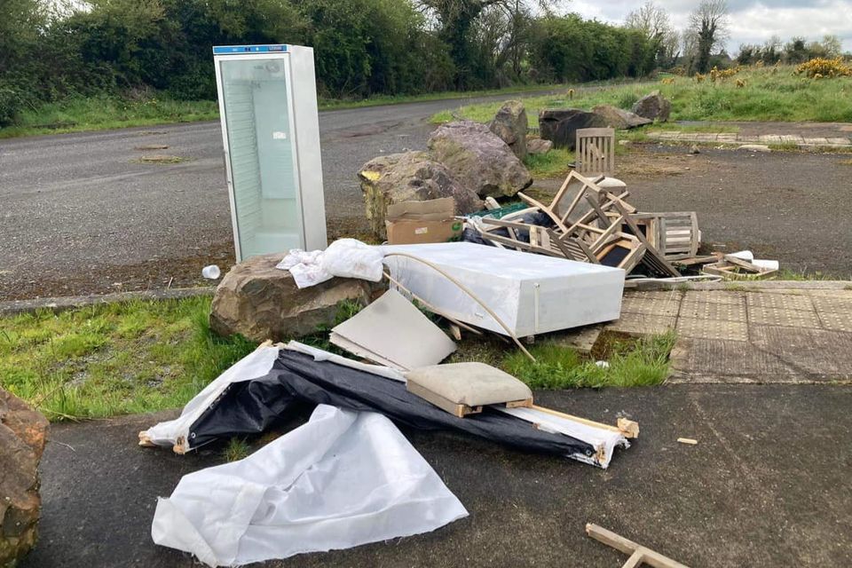 House clearances have been dumped at Dummies Lane and in the Hill of Rath area in recent weeks.