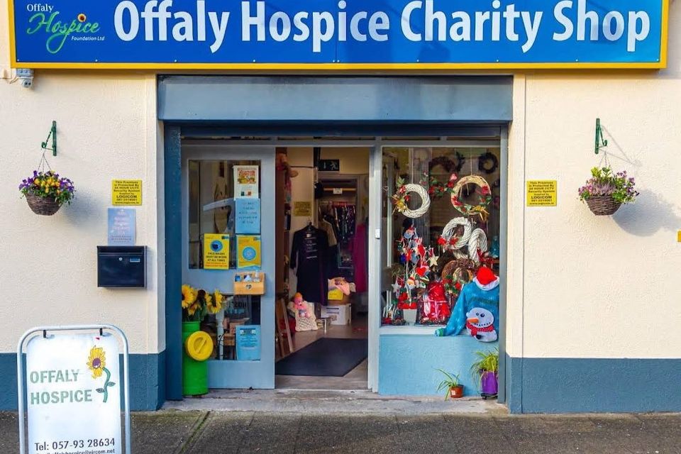 The Offaly Hospice Foundation charity shop in Tullamore. Donations can be made at offalyhospice.ie