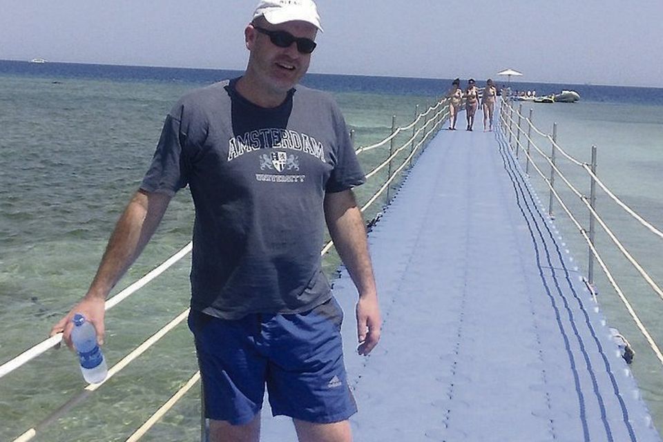 Mark by the sea