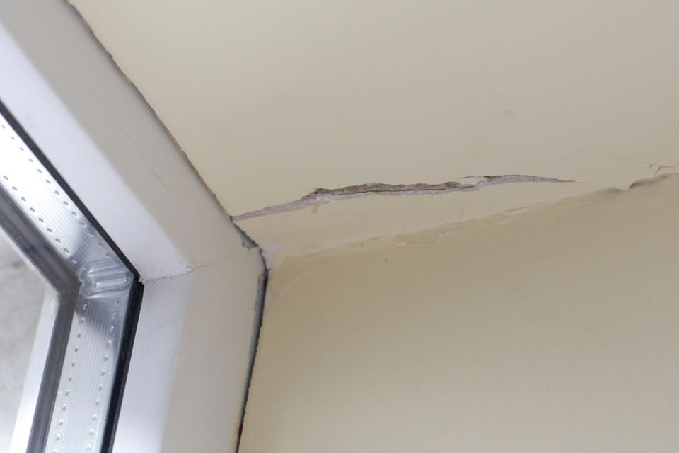 An example of a pyrite affected home. Photo: Damien Eagers / Irish Independent
