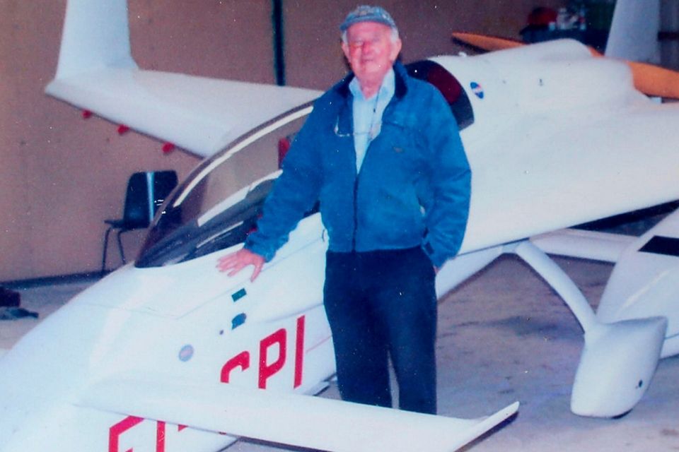David Ryan (84) died when his home-built plane struck a tree