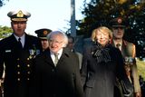 thumbnail: President Michael D. Higgins and wife Sabina after the Armistice Day commemoration ceremony
Picture: Caroline Quinn