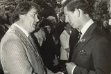 thumbnail: Former Mayor of Drogheda Frank Godfrey meeting the future King Charles III in Co Dowv in 1995.