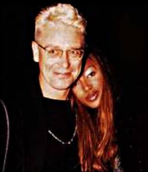 Adam and old flame Naomi Campbell