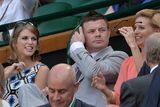 thumbnail: Brian O'Driscoll and his wife Amy Huberman (left) in the Royal Box during day twelve of the Wimbledon Championships at the All England Lawn Tennis and Croquet Club