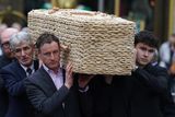 thumbnail: The coffin of Charlie Bird (Brian Lawless/PA)