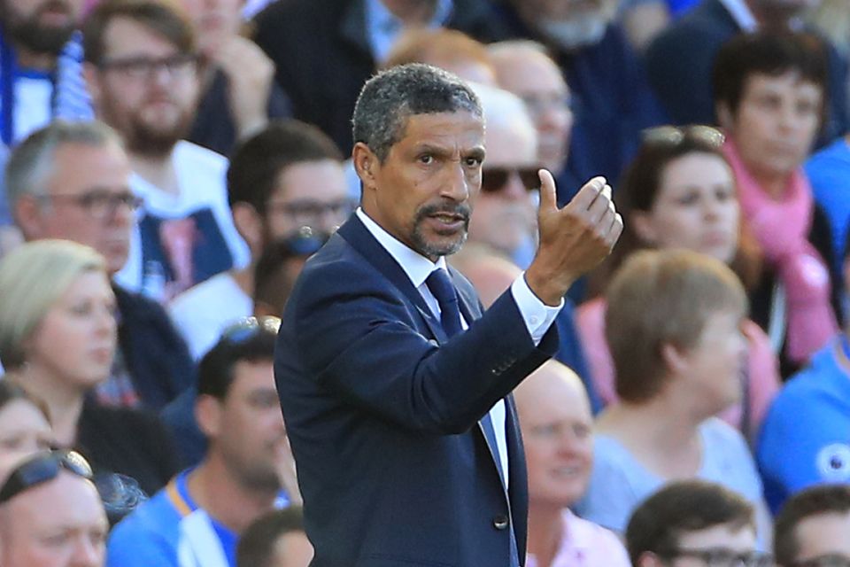 Brighton manager Chris Hughton hopes a vocal home support at the AMEX Stadium can help lift his team up the Premier League table