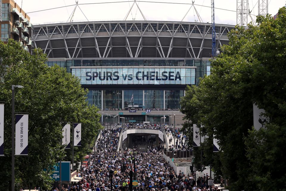 Tottenham will play their home matches at Wembley this season as their new ground is completed.