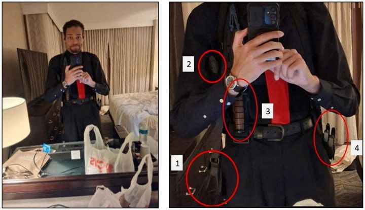 Trump attack suspect took selfie with weapons in hotel