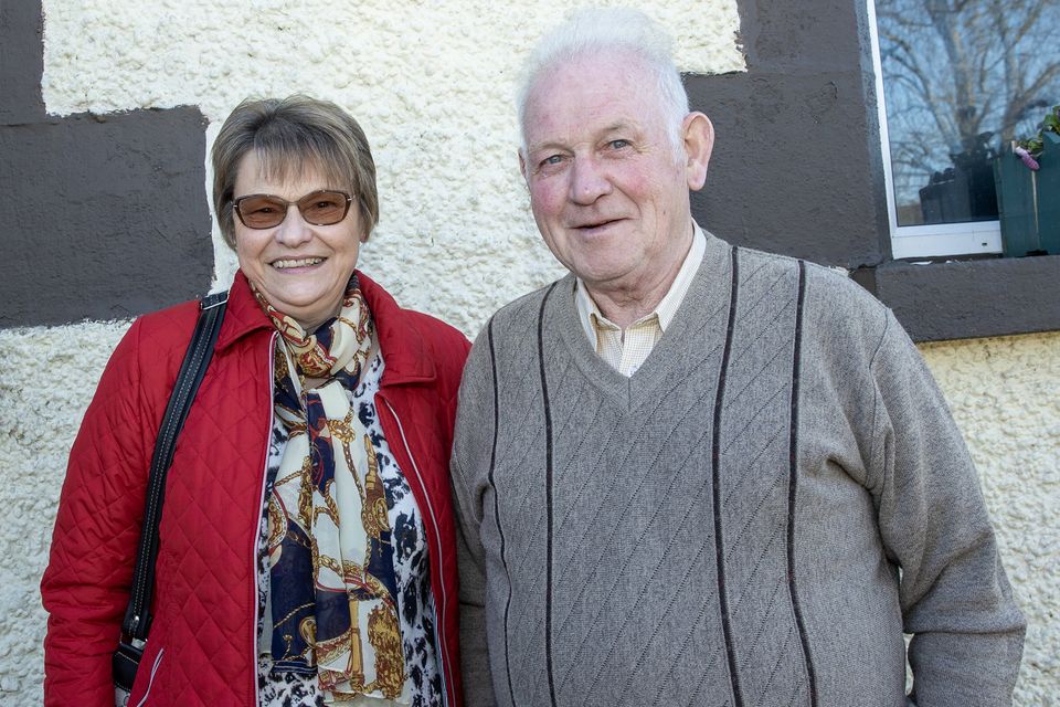 Doreen and Oliver Keogh at a variety concert in St Tegan's Hall in Kiltegan. Photo: Joe Byrne