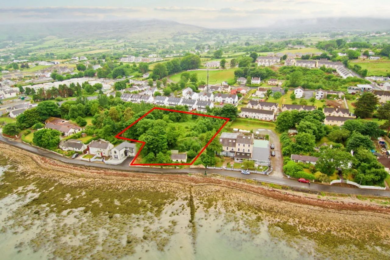 Derelict cottage and site on shores of Carlingford Lough for auction