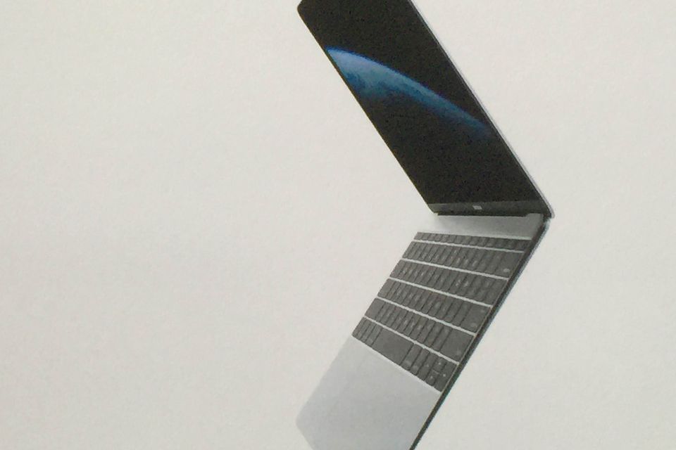 The new, light MacBook (Photo: Adrian Weckler)