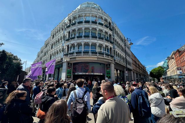 'It's such an iconic place' - Protest held against plans to redevelop Stephen's Green Shopping Centre