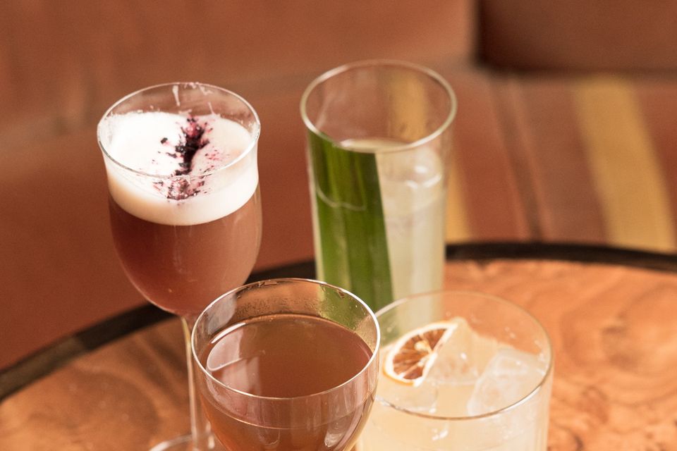 Cocktails in the Curious Mister lounge