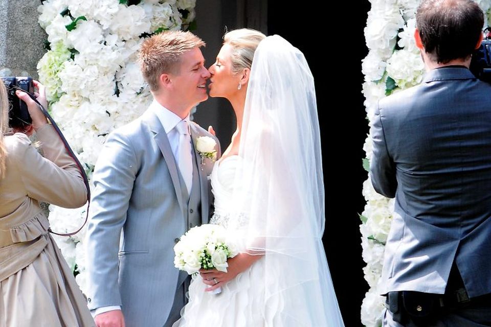 TV Presenter Brian Ormond & model Pippa O'Connor's wedding in 2011