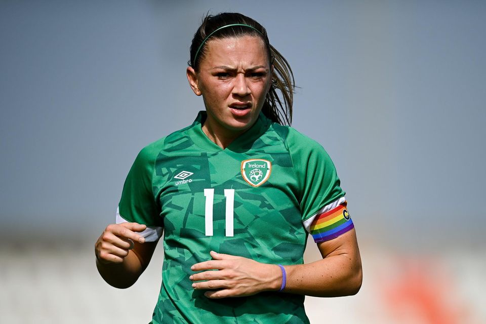 Katie McCabe is a world-class player and a leader for Ireland. Photo: Stephen McCarthy/Sportsfile
