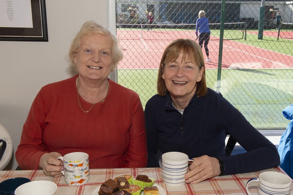 Mairead Carty and Eleanor Nash attended the Coffee Morning in Gorey Tennis Club on Saturday. Pic: Jim Campbell