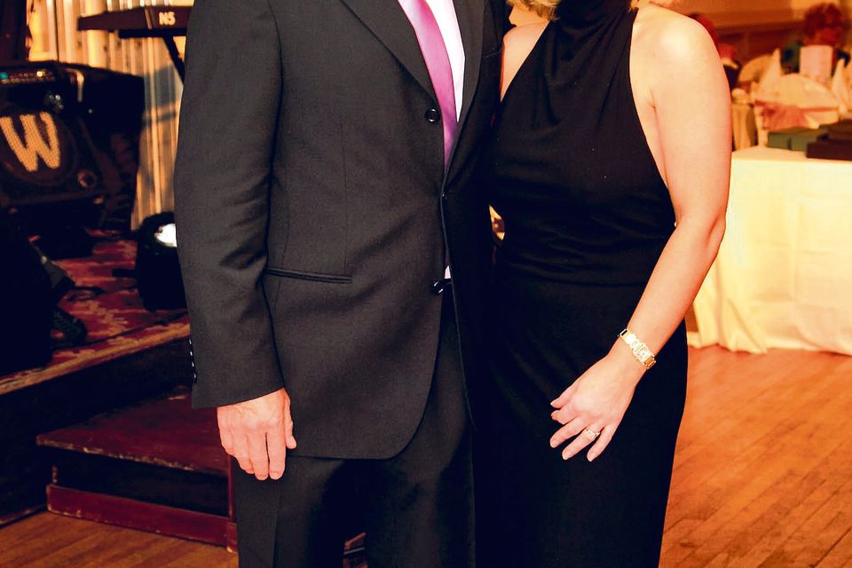 Cathy Kelly with her husband John Sheehan