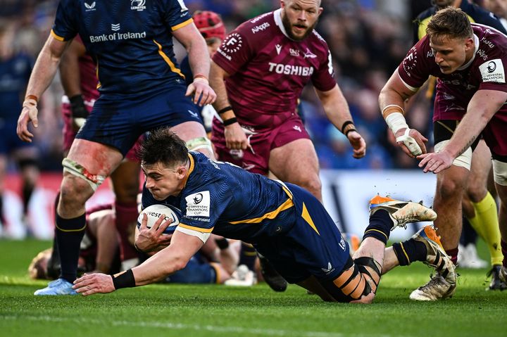 Ryan Baird leads the charge as Leinster’s second half surge books home semi-final against Toulon