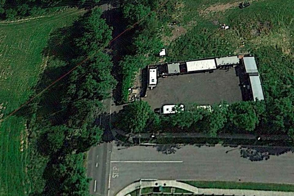 An aerial view of the halting site (Photo: Google Maps)