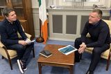 thumbnail: Big decisions: Finance Minister Paschal Donohoe issued this photo of his last-minute Budget discussions with Minister for Public Expenditure and Reform Michael McGrath last night, promising: ‘Our country is dealing with many challenges but we are equipped to rise to them. And we will.’