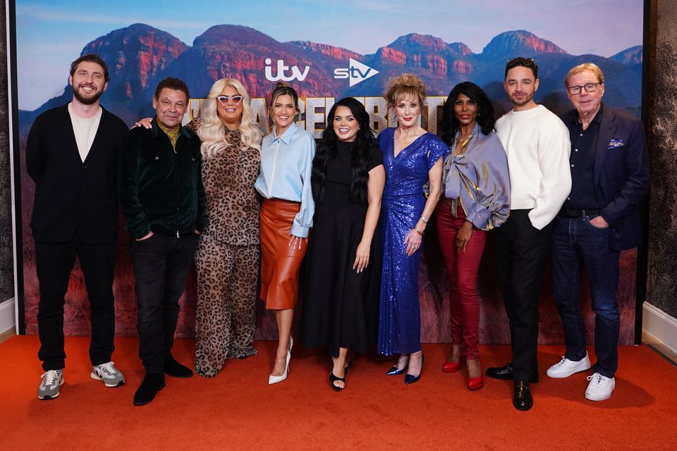 (left to right) Seann Walsh, Craig Charles, Gemma Collins, Ashley Roberts, Scarlett Moffatt, Beverley Callard, Sinitta, Adam Thomas and Harry Redknapp starred in I’m A Celeb… South Africa (Ian West/PA)