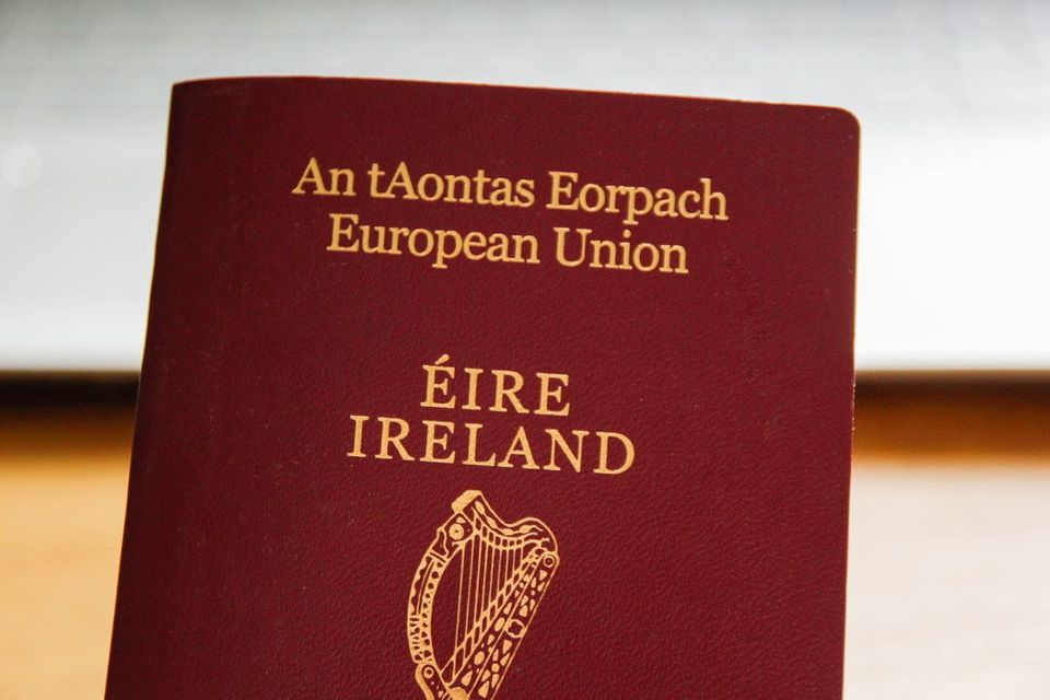 Irish passport. Photo: Getty