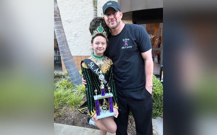 Channing Tatum gushes over daughter Everly’s Irish dancing competition win